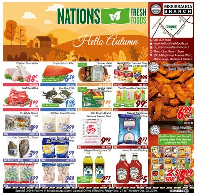 Nations Fresh Foods (Mississauga) Flyer September 27 to October 3