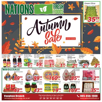 Nations Fresh Foods (Vaughan) Flyer September 27 to October 3