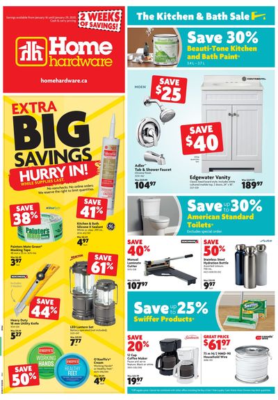 Home Hardware (Atlantic) Flyer January 16 to 29