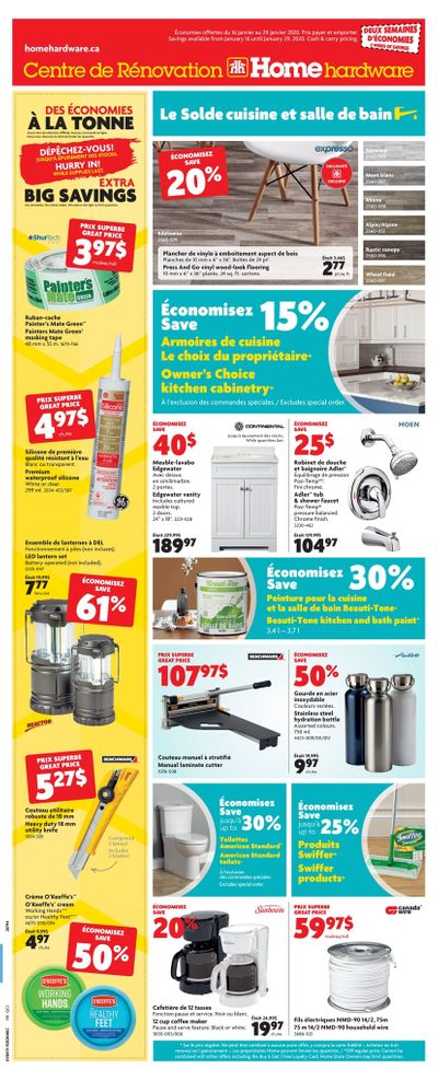 Home Hardware Building Centre (QC) Flyer January 16 to 29