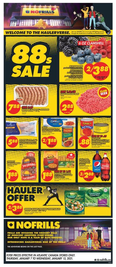 No Frills (Atlantic) Flyer January 7 to 13