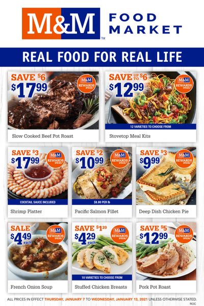M&M Food Market (Atlantic and West) Flyer January 7 to 13