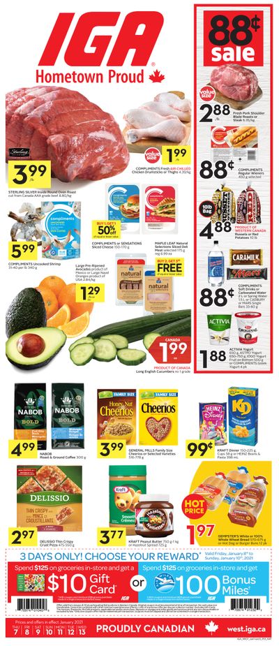 IGA (West) Flyer January 7 to 13 IGA (West) Flyer January 7 to 13