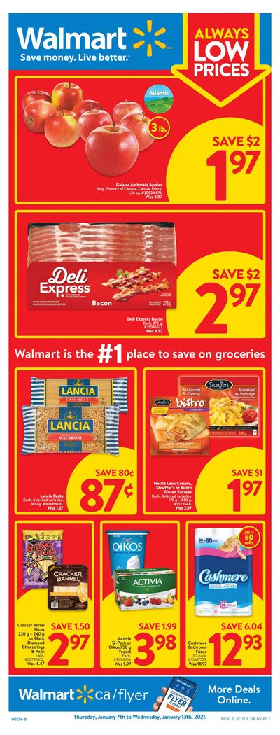 Walmart (Atlantic) Flyer January 7 to 13