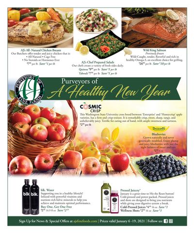 AJ's Fine Foods Sales Ad Flyer January 6 to January 19, 2021