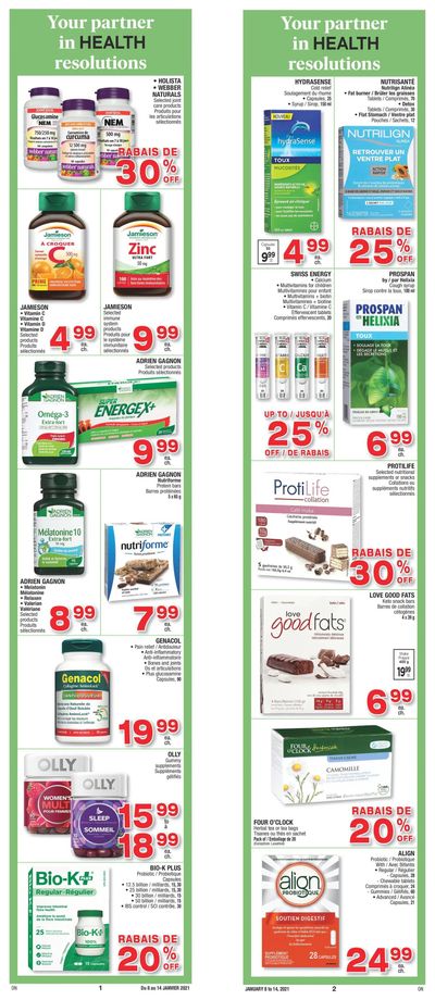 Jean Coutu (ON) Flyer January 8 to 14