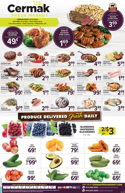 Cermak Fresh Market (WI) Weekly Ad Flyer January 6 to January 12, 2021