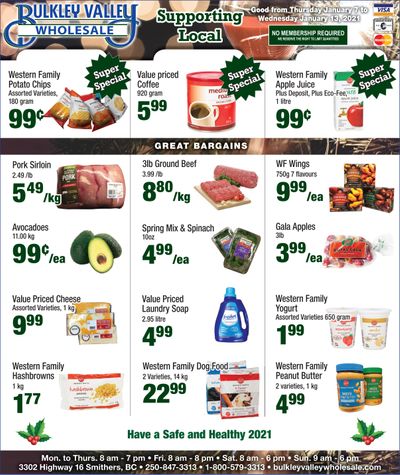 Bulkley Valley Wholesale Flyer January 7 to 13
