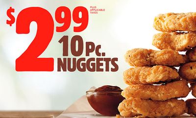 $2.99 - 10 Piece Nuggets! at Burger King