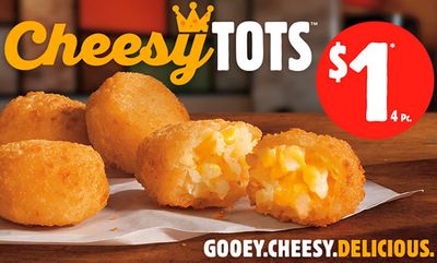 $1 4-pc Cheesy Tots at Burger King
