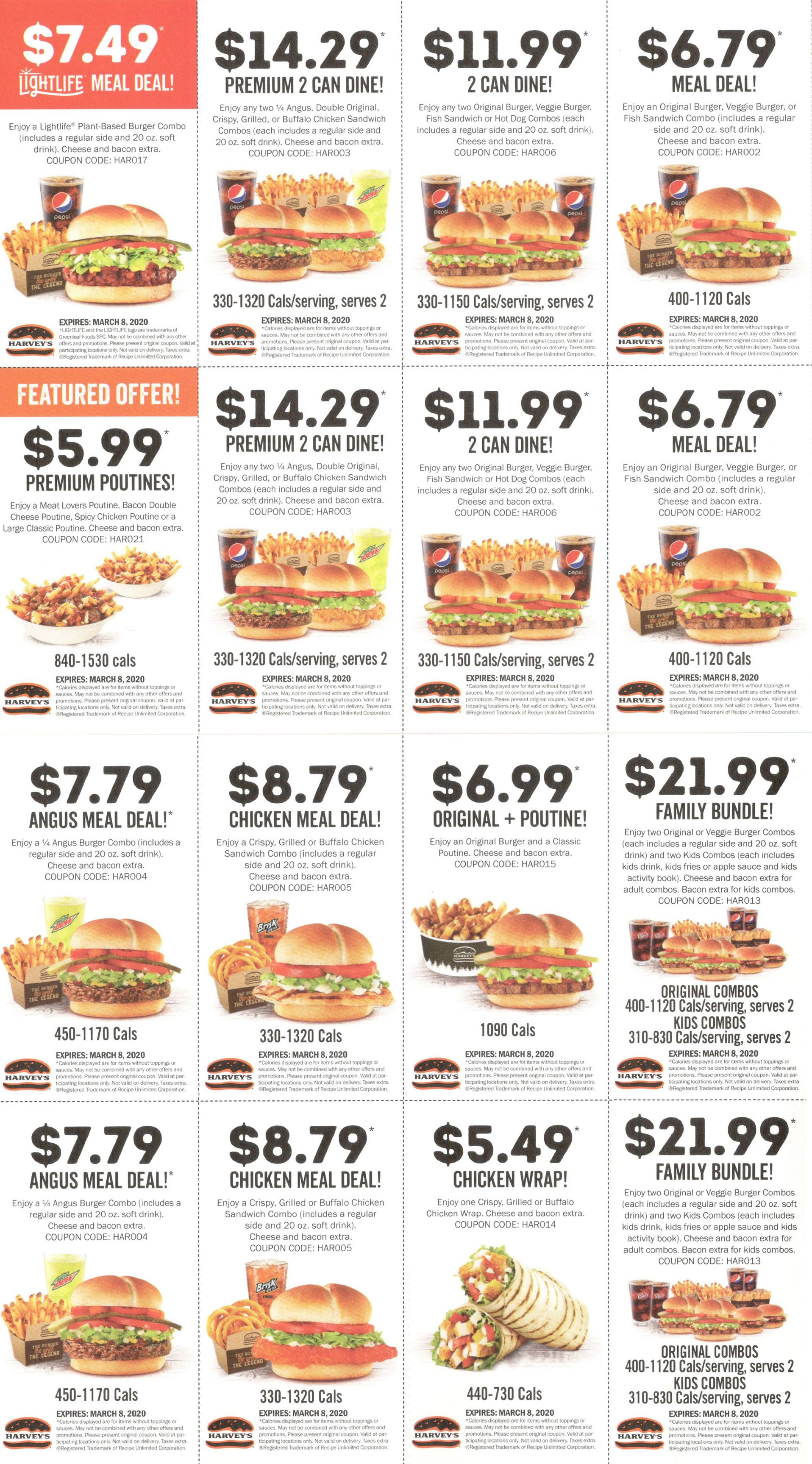 Harvey's Coupons Canada Harvey's Coupons Canada