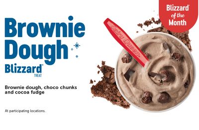 Dairy Queen Canada Brownie Dough Blizzard is Back + $7 Meal Deal