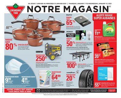 Canadian Tire (QC) Flyer January 7 to 13