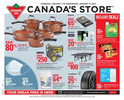 Canadian Tire (Atlantic) Flyer January 7 to 13