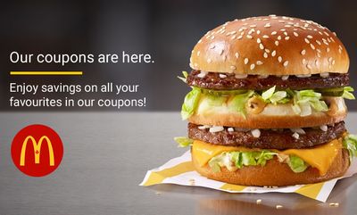 Our coupons are here! ON at McDonald's Canada