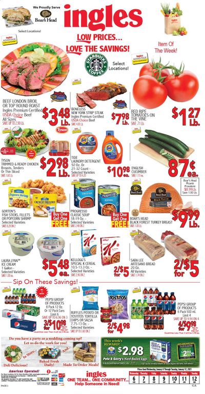 Ingles Weekly Ad Flyer January 6 to January 12