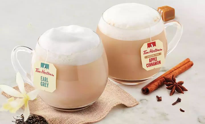Fall for Tea Lattes at Tim Hortons