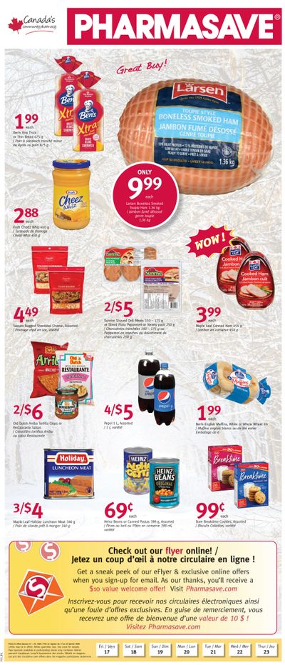 Pharmasave (NB) Flyer January 17 to 23