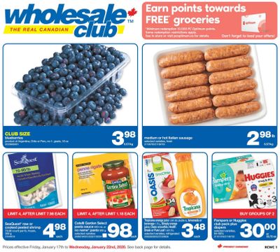 Real Canadian Wholesale Club Flyer January 17 to 22