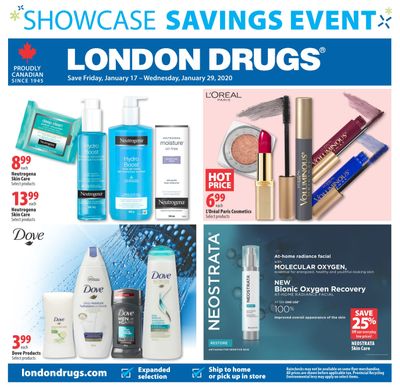 London Drugs Showcase Savings Event Flyer January 17 to 29