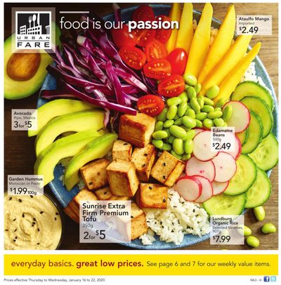 Urban Fare Flyer January 16 to 22