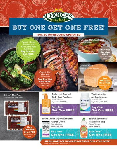 Choices Market Flyer January 16 to 22