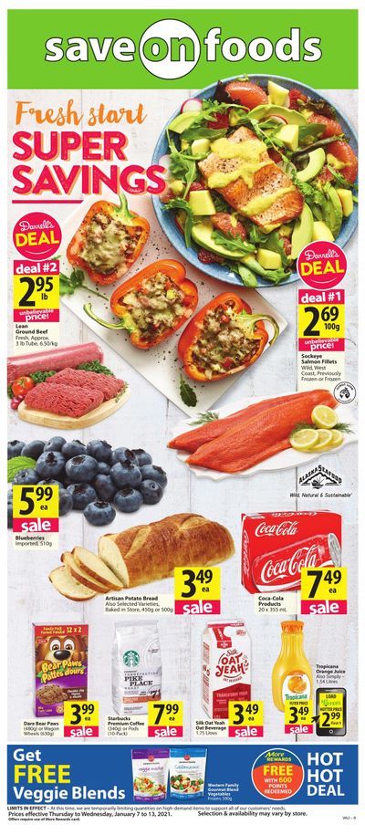 Save on Foods (AB) Flyer January 7 to 13