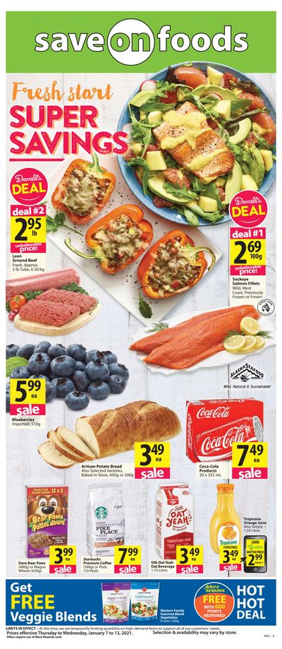 Save on Foods (BC) Flyer January 7 to 13
