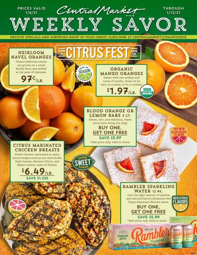 Central Market (TX) Weekly Ad Flyer January 6 to January 12