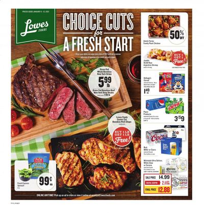 Lowes Foods Weekly Ad Flyer January 6 to January 12