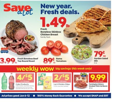 Save a Lot Weekly Ad Flyer January 6 to January 12