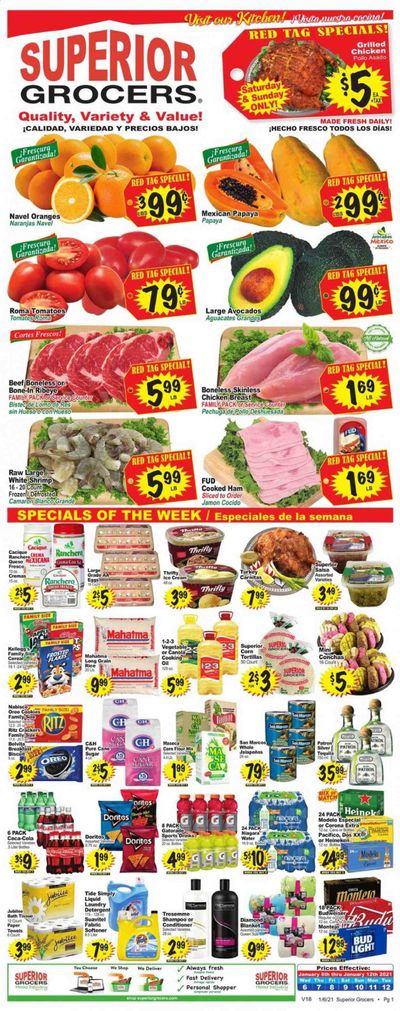 Superior Grocers Weekly Ad Flyer January 6 to January 12
