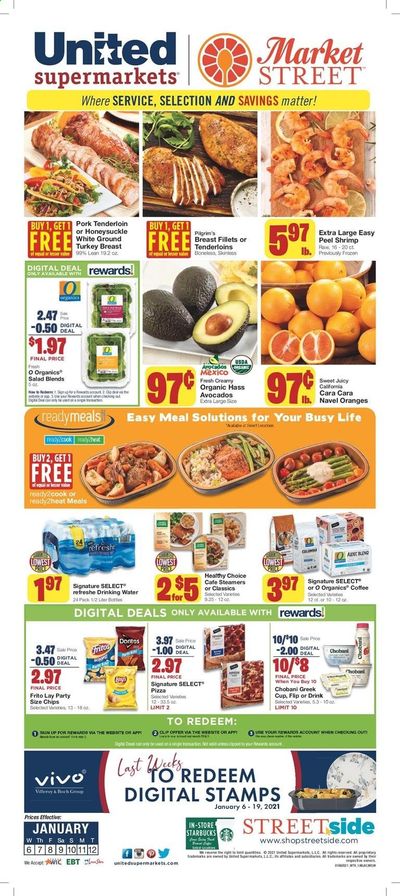 United Supermarkets Weekly Ad Flyer January 6 to January 12