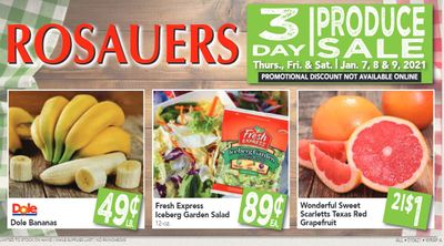 Rosauers Weekly Ad Flyer January 7 to January 9