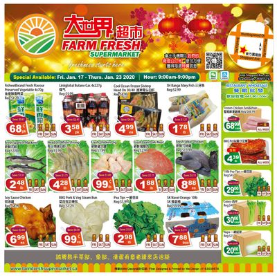 Farm Fresh Supermarket Flyer January 17 to 23