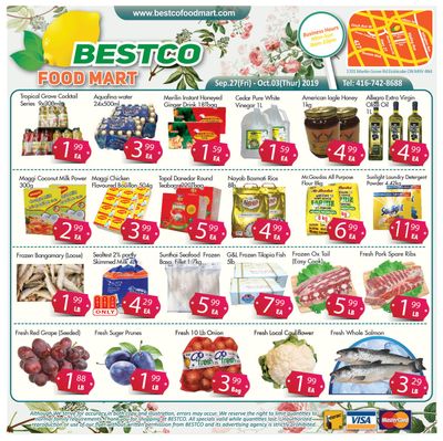 BestCo Food Mart (Etobicoke) Flyer September 27 to October 3