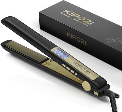 KIPOZI Flat Iron 1 Inch Titanium Hair Straightener On Sale for $ 38.99 (Save $ 4.00) at Amazon Canada