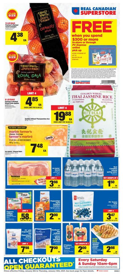 Real Canadian Superstore (West) Flyer January 8 to 14