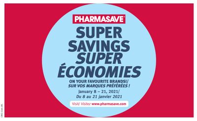 Pharmasave (NB) Super Savings Flyer January 8 to 21