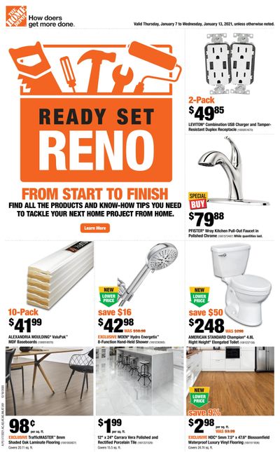 Home Depot (BC) Flyer January 7 to 13