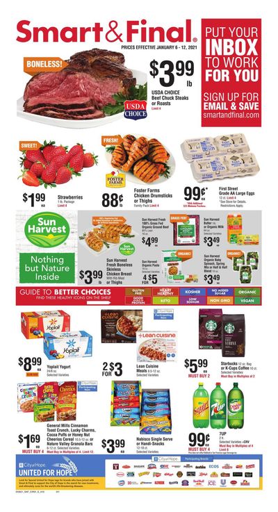 Smart & Final Weekly Ad Flyer January 6 to January 12, 2021