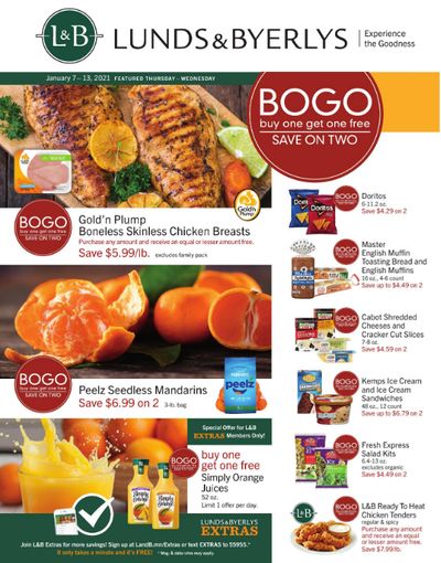 Lunds & Byerlys Weekly Ad Flyer January 7 to January 13, 2021