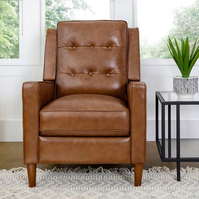 Beckett Modern Top Grain Leather Pushback Recliner On Sale for $ 699.99 at Costco Canada