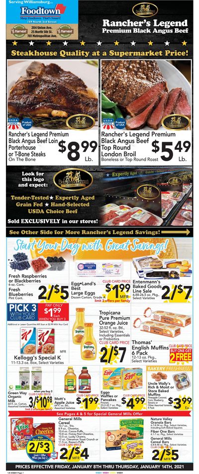 Brooklyn Harvest Market Weekly Ad Flyer January 8 to January 14, 2021