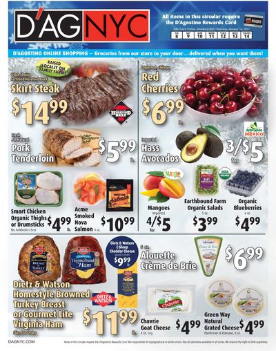 D'Agostino Weekly Ad Flyer January 8 to January 14, 2021