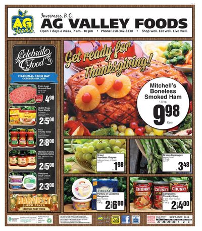 AG Foods Flyer September 27 to October 3