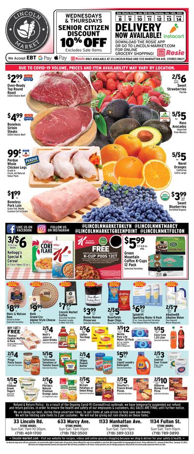 Lincoln Market Weekly Ad Flyer January 8 to January 14, 2021