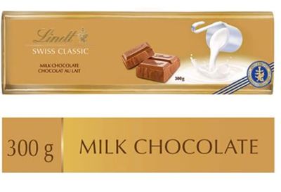 Lindt Swiss Classic Milk Chocolate, Gold Bar, 300g For $3.14 At Amazon Canada
