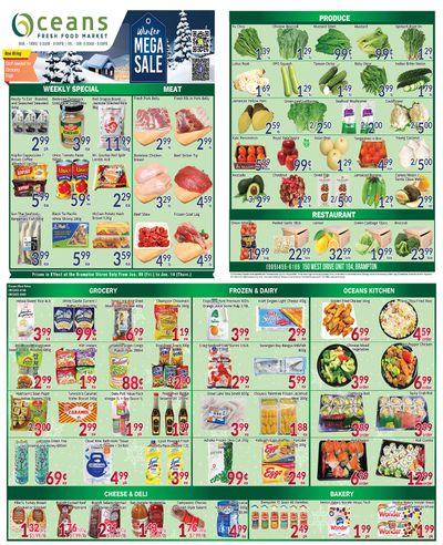 Oceans Fresh Food Market (Brampton) Flyer January 8 to 14