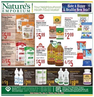 Nature's Emporium Flyer January 8 to 21